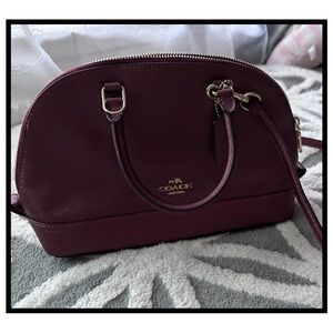 Coach Purple Crossbody Bag with Elegant Design